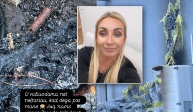 Neramus Gerdos Žemaitės penktadienis: namų kieme kilo gaisras