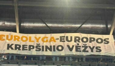 „B tribūna“ paaiškino „Eurolyga – Europos krepšinio vėžys“ plakatą: „Grėsmę „Žalgiris“ jaučia didelę, nes po šitiek metų gali prarasti Europinio krepšinio monopolį“