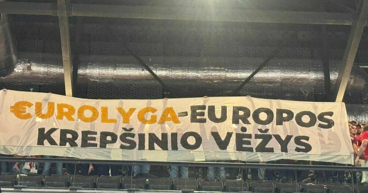 „B tribūna“ paaiškino „Eurolyga – Europos krepšinio vėžys“ plakatą: „Grėsmę „Žalgiris“ jaučia didelę, nes po šitiek metų gali prarasti Europinio krepšinio monopolį“