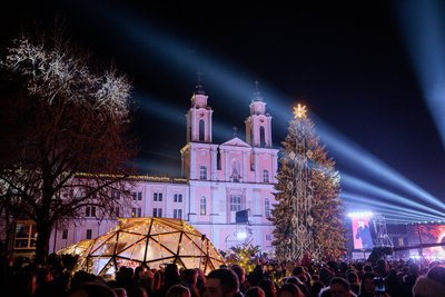 Kalėdų eglutės įžiebimas Kaune 2025