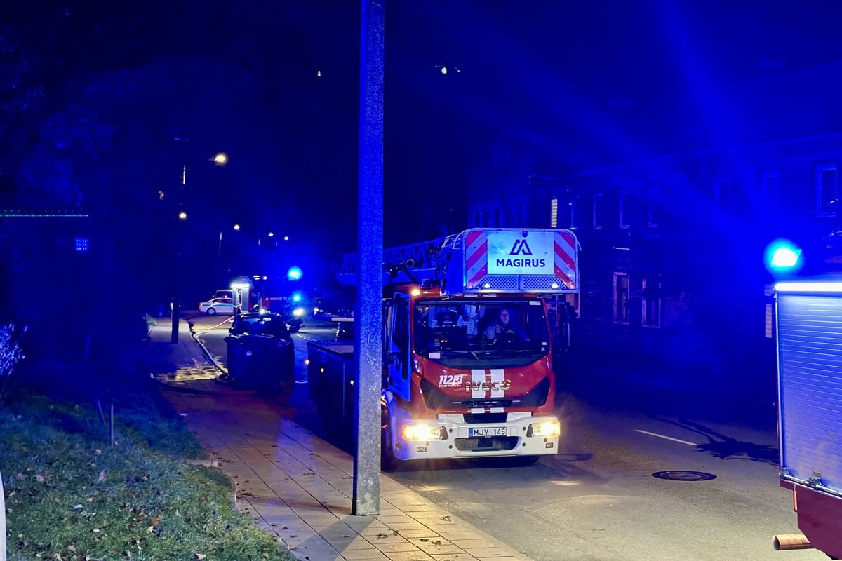 Kretingos rajone gaisre nukentėjo vyras, bandęs išgelbėti moterį