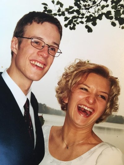 Gabrielius Landsbergis su žmona Austėja