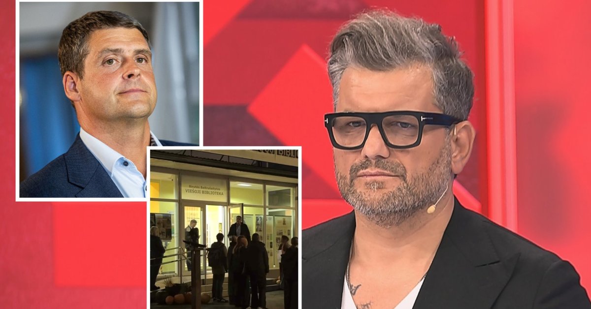 Paviešintas vaizdo įrašas iš Tauragės – Žemaitaitis išvijo moksleivius iš bibliotekos: „Šitam viskas galima“ | Vardai