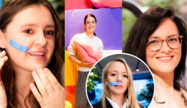 Žinomi žmonės rinkosi į netradicinius pusryčius – ant veidų klijavosi mėlynus pleistrus: „Ką jie turi ištverti?“ | Vardai