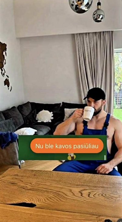 Akvilės Mažuolės pokštas, iškrėstas vyrui