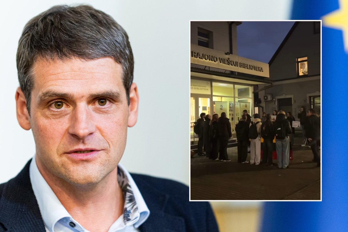 Po žinios, kad išvijo jaunimą iš Tauragės bibliotekos – Remigijaus Žemaitaičio reakcija - Delfi