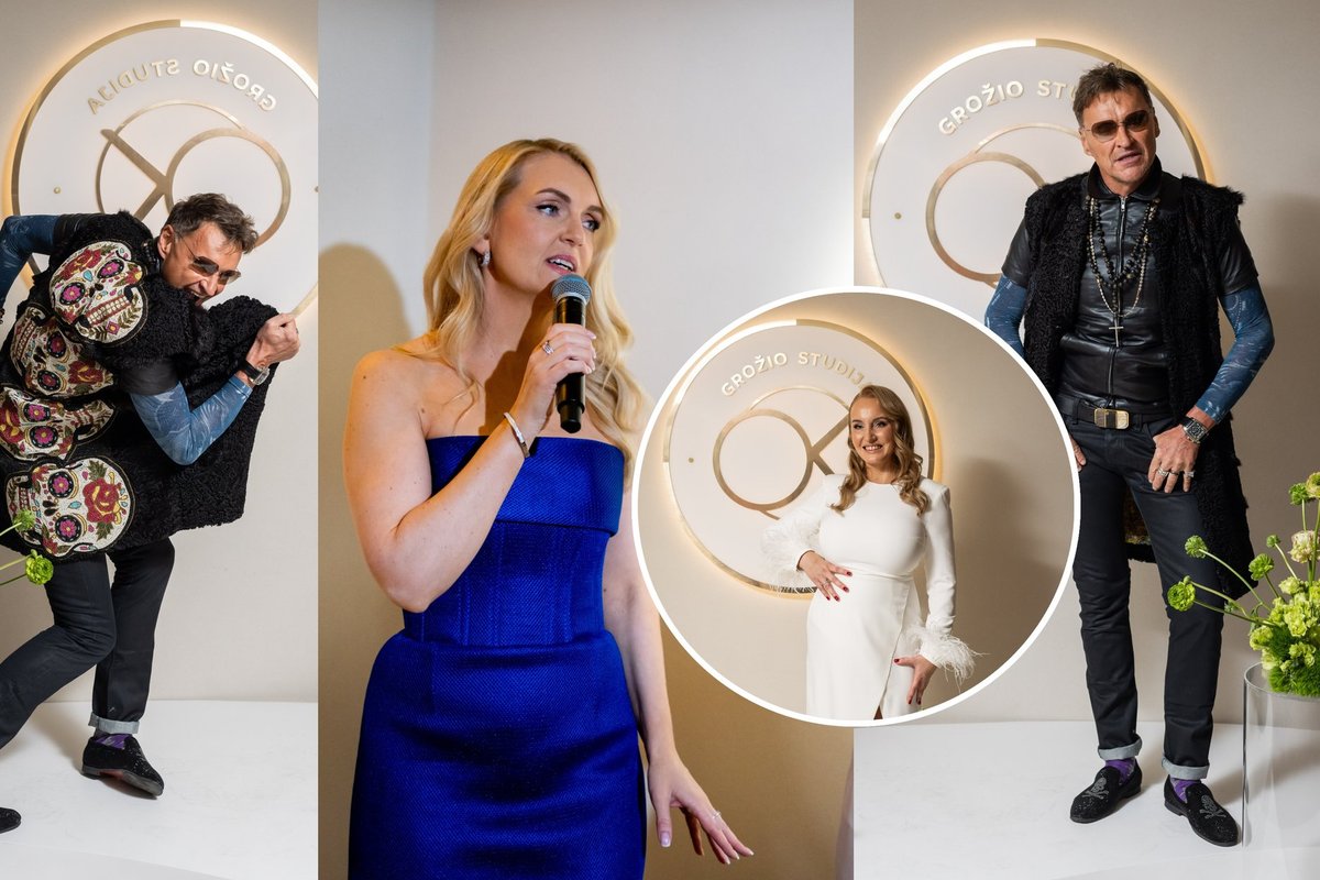 Grožio salono atidaryme – ypatinga Žilvino Grigaičio dovana ir savininkę sugraudinusi Rūta Ščiogolevaitė