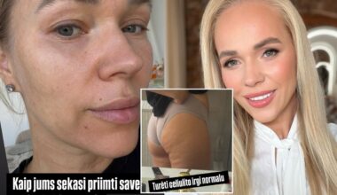 Socialinių tinklų žvaigždė Ieva Voveris parodė nepagražintą realybę