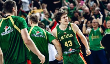 Nervų karas Londone Lietuvos rinktinei baigėsi stebuklingai