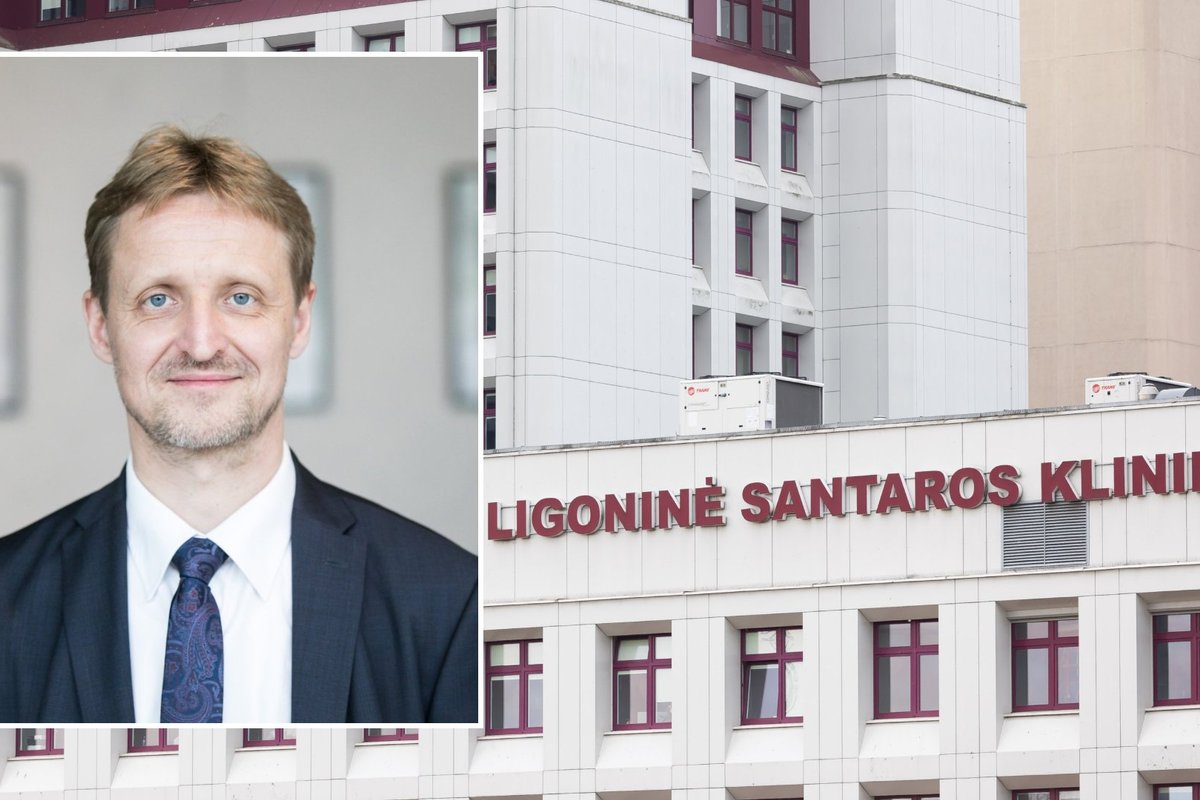 Dėl situacijos Santaros klinikose profesoriaus Sauliaus Ročkos pareiškimas: buvo nebeįmanoma dirbti