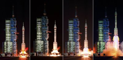  Po incidento Kinijos kosminėje stotyje išsiųstas tuščias erdvėlaivis, kuriuo bus pargabenti žmonės 