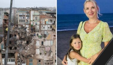 7-metė žuvo apsikabinusi mamą: rusų smūgis daugiabučiui nusinešė Lenkijos pilietės gyvybę