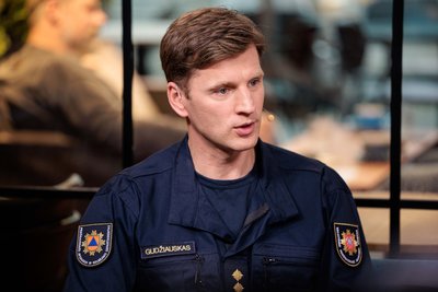 Valstybinės priešgaisrinės priežiūros valdybos viršininkas Aurimas Gudžiauskas