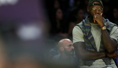 LeBronas treniruosis kartu su Marčiulionio komanda