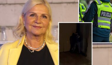 Violetai Baublienei nufilmavus koktų vyrų elgesį senamiestyje – veikli policijos reakcija