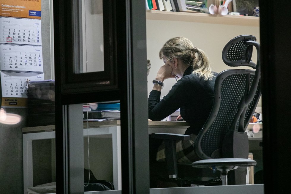 Darbuotoja (Jono Balčiūno nuotr.)