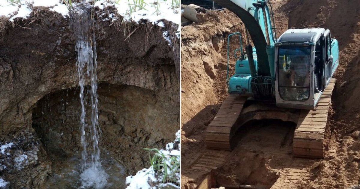 Siaubas Molėtų plente – žemė prarijo ekskavatorių į 12 metrų gylį: paaiškėjo jo likimas