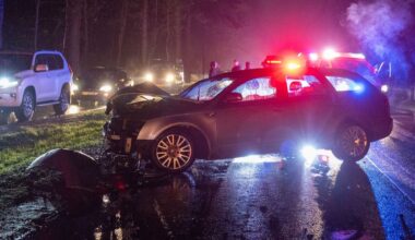 Joniškio rajone nuo kelio nuvažiavo girto vyro vairuojama „Audi“