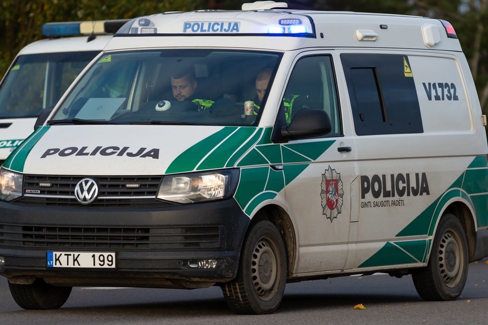 Policija (nuotr. Broniaus Jablonsko)