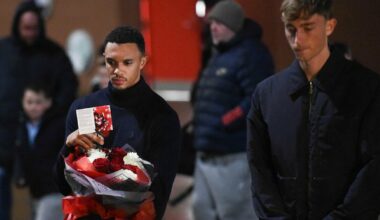 Į Liverpulį sugrįžęs Alexanderis-Arnoldas pagerbė žuvusį Jotą ir pasidalijo širdį veriančiu rašteliu