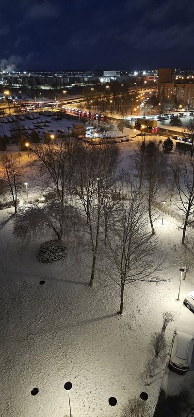 Klaipėdoje taip pat prisnigo, nors mažiau gausiai nei kitur
