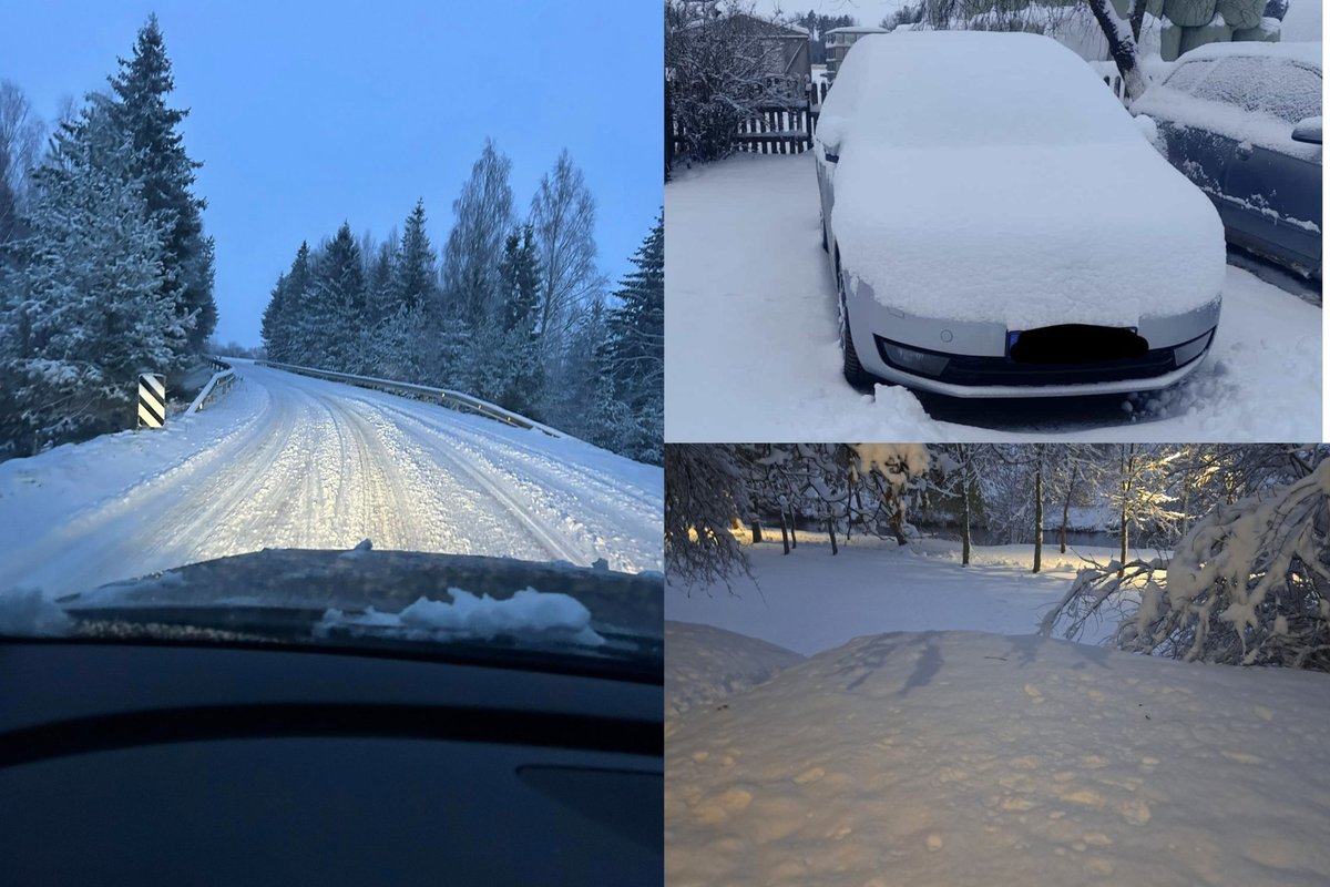 Lietuva seniai bebuvo tokia užsnigta: dalinasi įvairių vietovių vaizdais