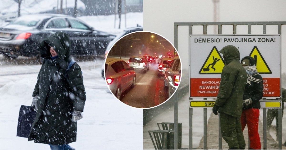 Žiemiški orai smogs iš peties – užgrius ne tik sniegas: sinoptikai perspėja dėl pavojingų dienų