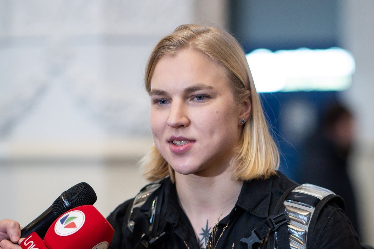 Mitinge – ir Lietuvos sporto žvaigždės, olimpinė čempionė - Delfi