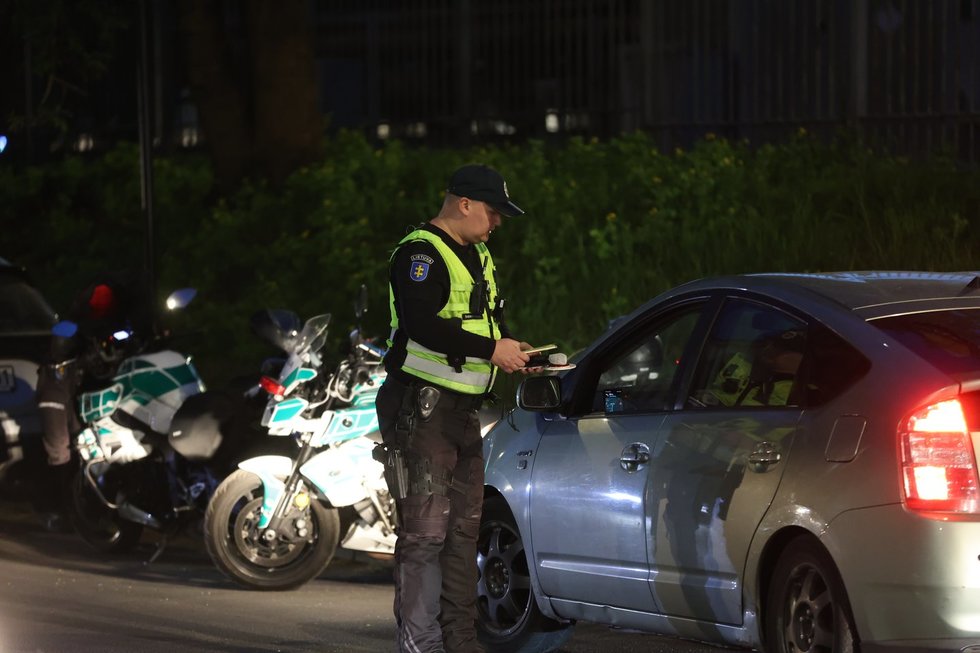 Naktinis reidas Vilniuje (nuotr. Broniaus Jablonsko)