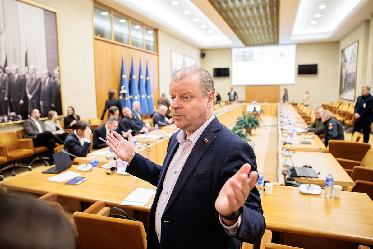 Skvernelis: politinės derybos su Baltarusija yra neišvengiamos