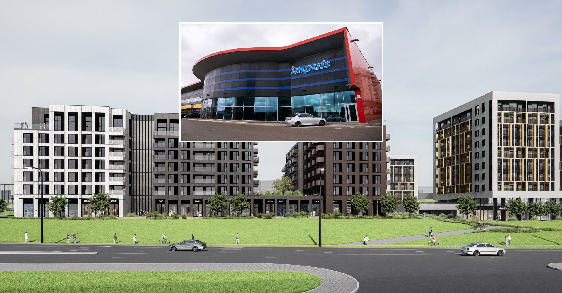 Žirmūnų gyventojai protestuoja: nenori, kad vietoje sporto klubo būtų statomi daugiabučiai