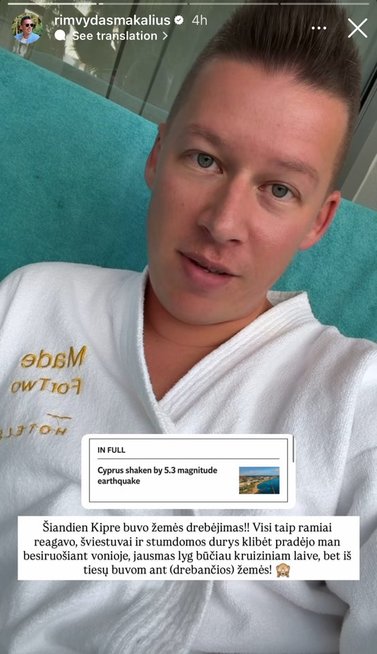 Makaliaus įrašai (nuotr. Instagram)