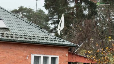 Alytuje į namo kiemą nusileido kontrabandininkų balionas (Alytausgidas.lt nuotr.)