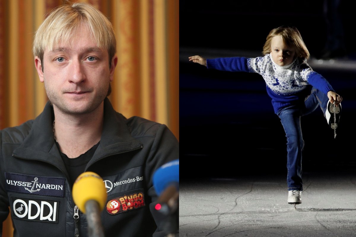 Rusų žvaigždė Jevgenijus Pliuščenka įstūmė sergantį 12-metį sūnų ant ledo, atvyko greitoji