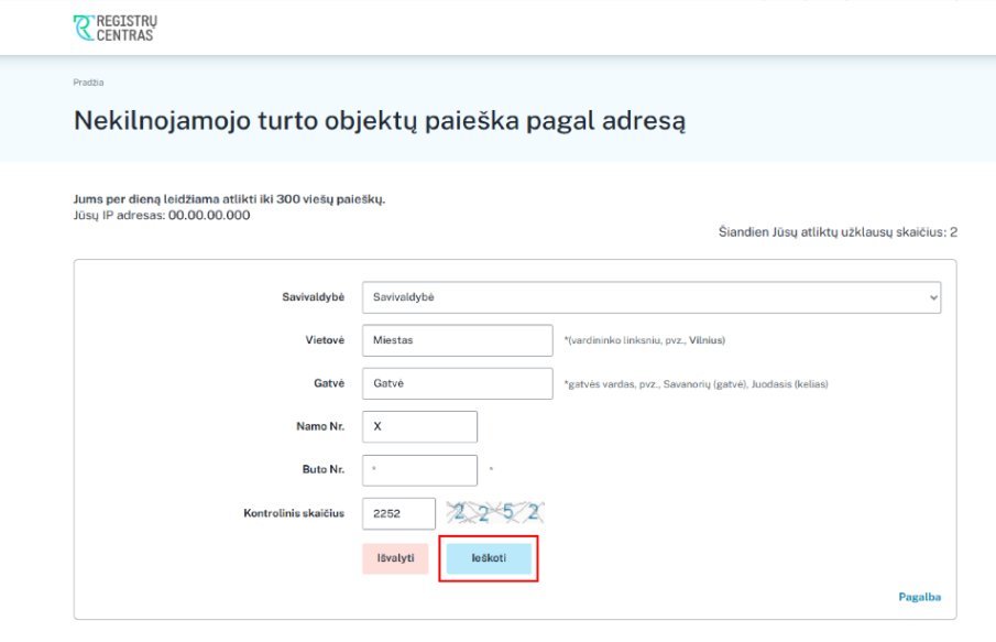 Unikalus NT objekto numeris (nuotr. tv3.lt)