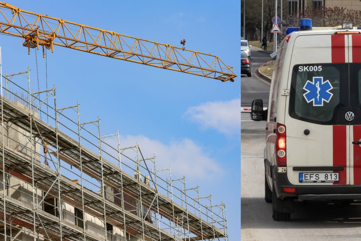 Statybų aikštelėje Vilniuje žuvo 26-erių darbininkas - Delfi