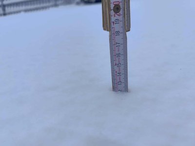 Jurbarko rajone ketvirtadienio rytą fiksuotas sniego storis