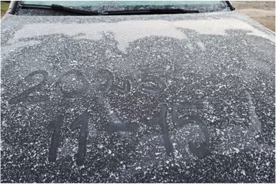 Pirmasis sniegas Lietuvoje / Agnė Petreikienė /„Orų entuziastai“ nuotr. 