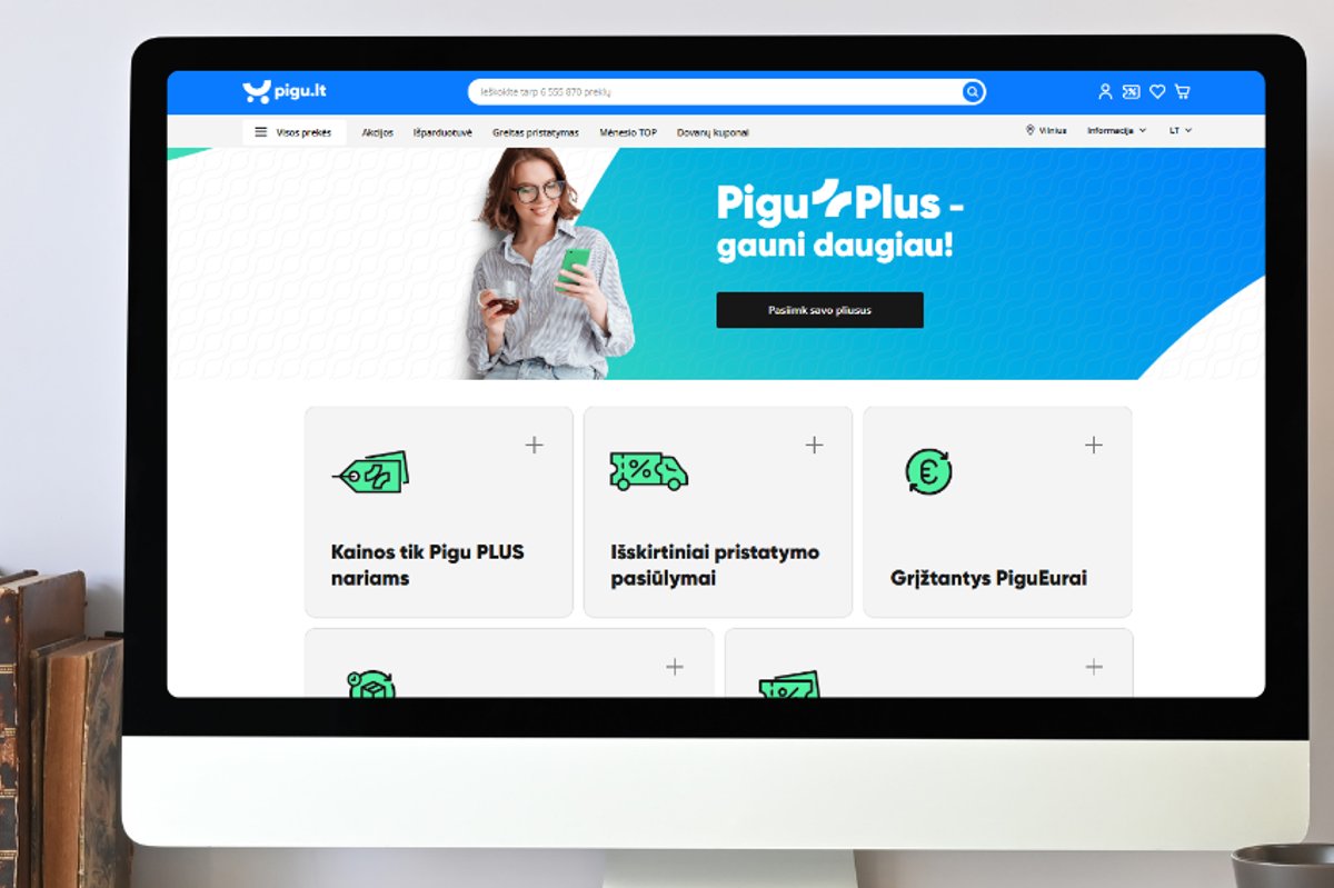 Ištikimiausiems „Pigu.lt“ pirkėjams – lojalumo programa „Pigu PLUS“
