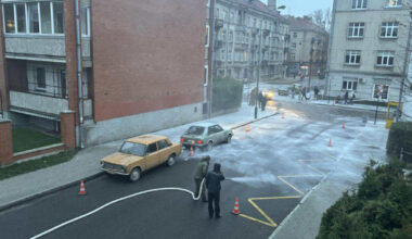 Klaipėdoje iškrito sniegas, tačiau jis - dirbtinis (galerija ir video) - Vakarų ekspresas