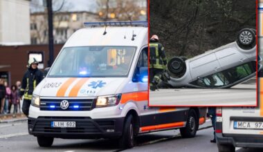 pagalbą išsikvietė iš apvirtusio automobilio išlipti negalinti senjorė