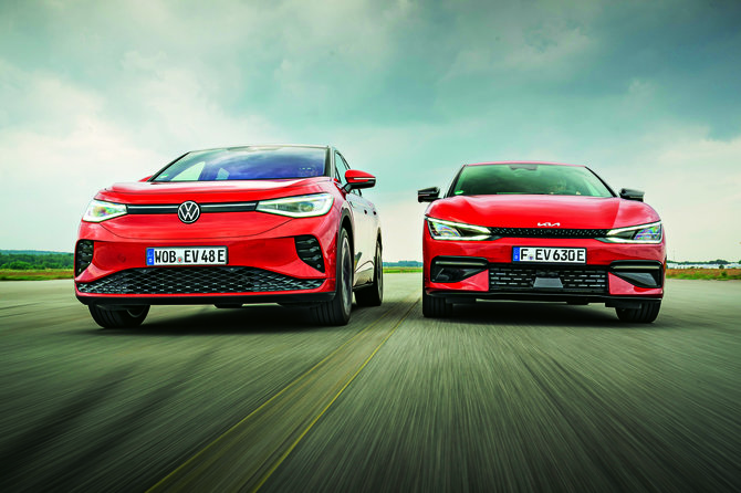 Auto Bild nuotr./VW ID5 ir KIA EV6