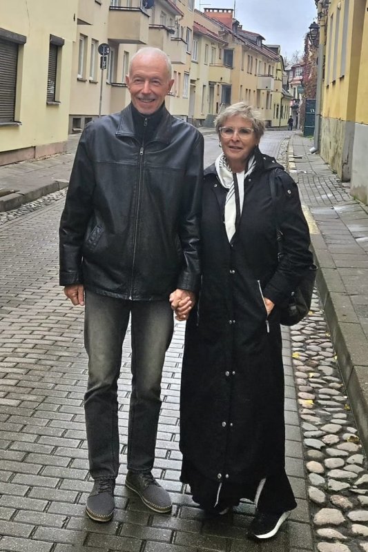 Rūta Vanagaitė ir mylimasis Davidas