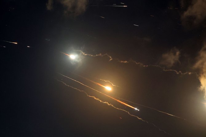 Irano raketos / JACK GUEZ / AFP