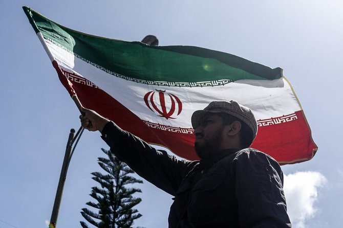 Irano vėliava / PEDRO MATTEY / AFP