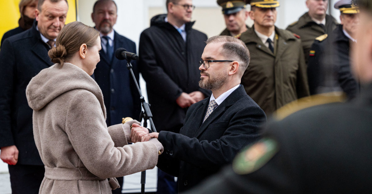Kaunas perėmė Krašto apsaugos ministeriją: valdžios skeptrą perdavė Šakalienė