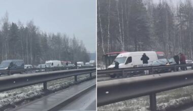 Nereikia ir sniego: dėl masinės avarijos stringa eismas judrioje Vilniaus gatvėje