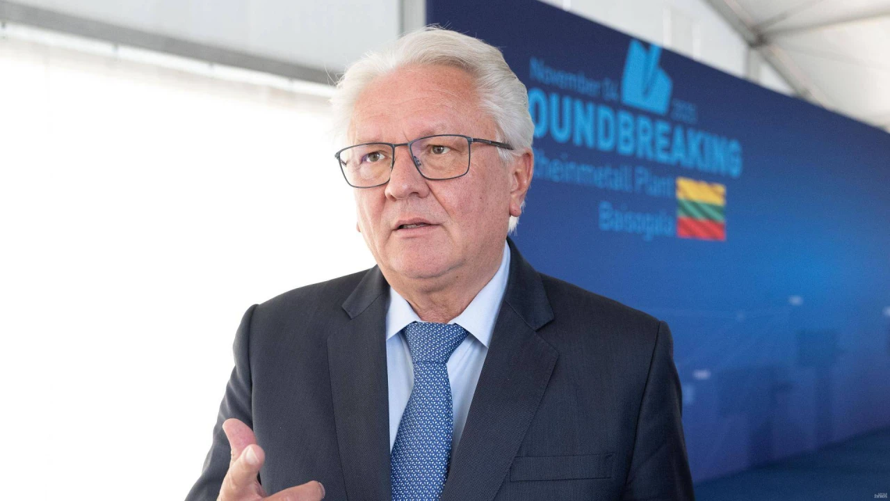 „Rheinmetall“ vadovas: tikimės sukurti apie 1.100 darbo vietų, su lietuviais kalbamės dėl dronų ir oro gynybos sistemų