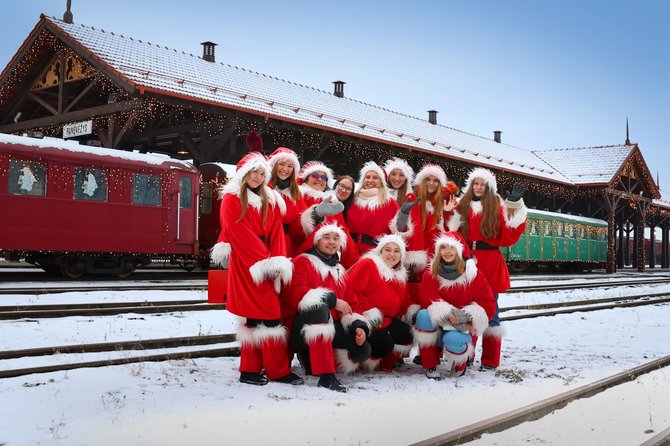 VšĮ „Aukštaitijos siaurasis geležinkelis“ nuotr. / Kalėdinis Siaurukas
