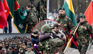 Vingio parke – įspūdingas reginys: Lietuvai prisiekė net 500 naujų šaulių, tarp jų – garsus jutuberis | Vardai